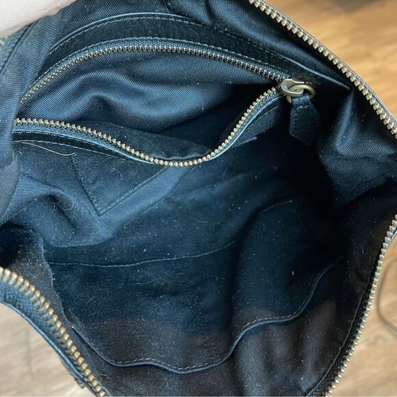 JOELLE HAWKENS Morrison Black Leather Clutch Crossbody Bag - Picture 5 of 7